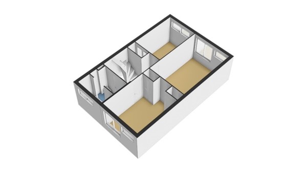 Floorplan - Hobbemalaan 23, 2951 PG Alblasserdam